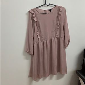 Silky loose mauve dress